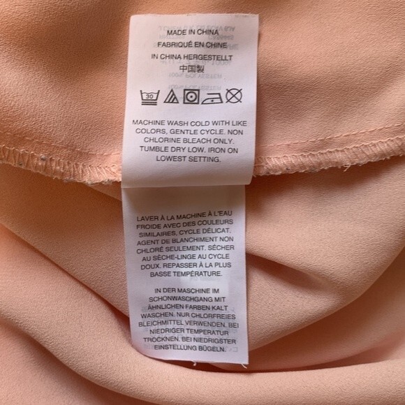 J. Crew | Pale Pink Sleeveless Neck Tie Silky Top 4 - Picture 5 of 5